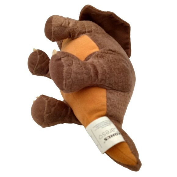 Triceratops Plush Kohls Cares Brown Dinosaur Horns 13 Inch Stuffed Animal Toy - Picture 6 of 12